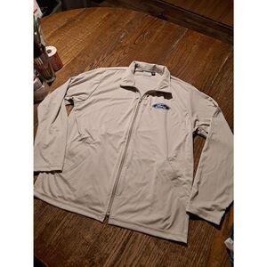 New Ford Union Made Women’s Large Zip Jacket Gray USA UFCW Track Jacket Union